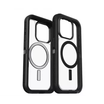 OtterBox Defender XT Case per Apple iPhone 15, 14, 13 - Dark Side (Clear/Black)