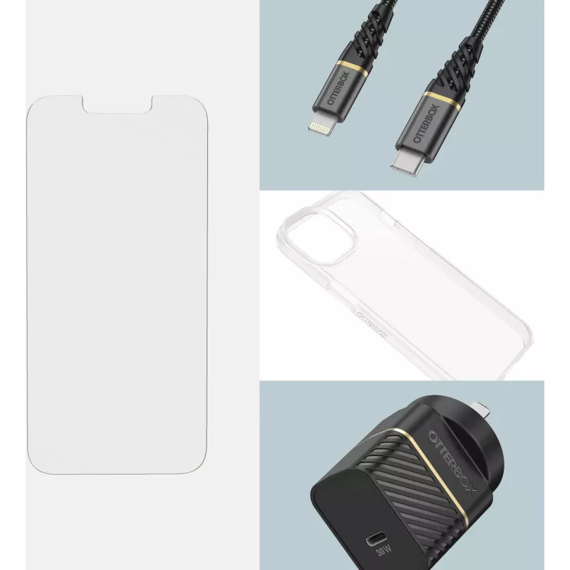 OtterBox Premium Glass Antimicrobial Clear pellicola protettiva per Apple iPhone 13/13 Pro/14/14 Pro