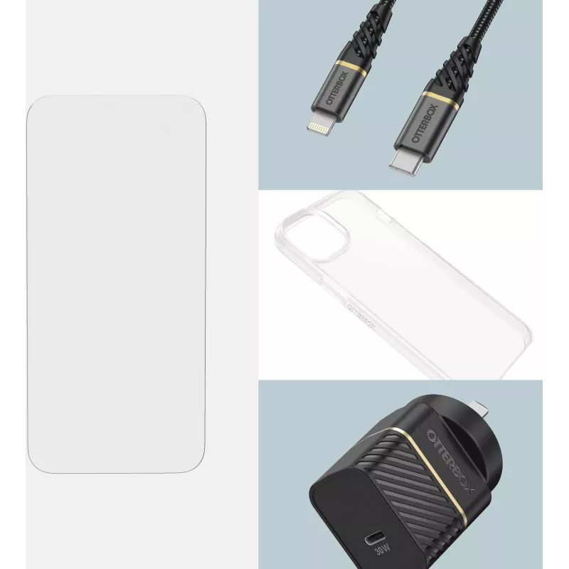 OtterBox Premium Glass Antimicrobial pellicola protettiva per display per Apple iPhone 13 / 13 Pro - chiara 77-96637