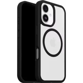 OtterBox Custodia React MagSafe per Apple iPhone 17 - Trasparente/Nero