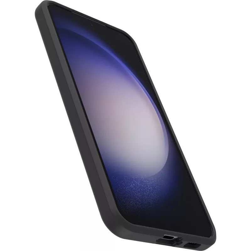 OtterBox React Series Cover posteriore per Samsung Galaxy S23+ - antimicrobico, Black Crystal 77-91304