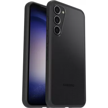 OtterBox React Series Cover posteriore per Samsung Galaxy S23+ - antimicrobico, Black Crystal 77-91304