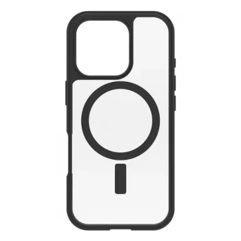 OtterBox React Series custodia MagSafe per Apple iPhone 16 Pro - nero cristallo trasparente 77-96252