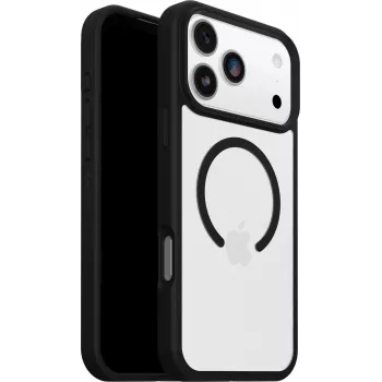 OtterBox React Series custodia MagSafe per iPhone 17 Pro Max - Black Crystal (trasparente/nero)