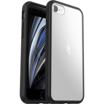 OtterBox React Series cover posteriore per cellulare - Black Crystal - per Apple iPhone 7, 8, SE (2ª gen.), SE (3ª gen.)