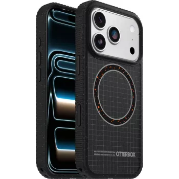 OtterBox Sole Series Custodia per Apple iPhone 17 Pro, Night Raid Black, MagSafe