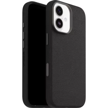 OtterBox Symmetry Cactus Leather Camera Control custodia per iPhone 17 - Noir Ash Black