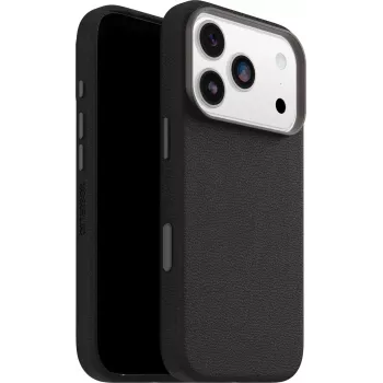 OtterBox Symmetry Cactus Leather Camera Control per iPhone 17 Pro Ash Black