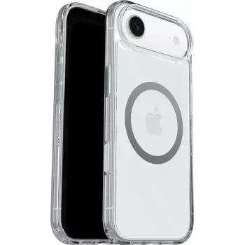 OtterBox Symmetry Clear custodia MagSafe con Camera Control per Apple iPhone Air, trasparente 77-98806