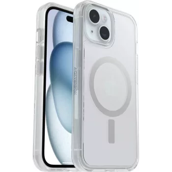 OtterBox Custodia Symmetry Series Clear MagSafe per Apple iPhone 13/14/15/16e - Trasparente