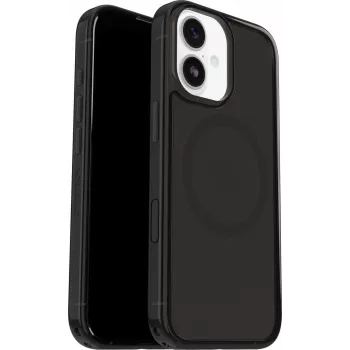 OtterBox Symmetry Series Clear MagSafe custodia per iPhone 17 - Black Mist