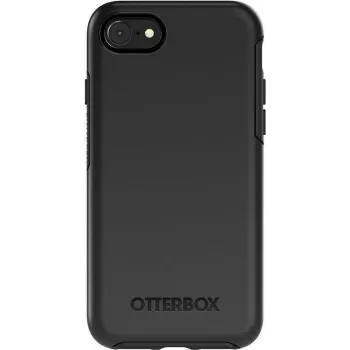 OtterBox Symmetry Series Pro Pack - cover posteriore per Apple iPhone 7, 8, SE (2ª gen), SE (3ª gen) - policarbonato, gomma sintetica - nero