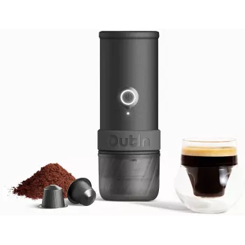 OutIn Mino Macchina per espresso elettrica portatile - Space Grey