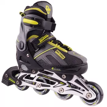 Outrace Flash Boy PW-126B-79 pattini in linea regolabili bambino nero blu