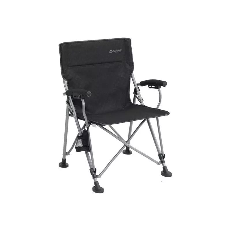 Outwell Campo Sedia da campeggio 125 kg nero/grigio