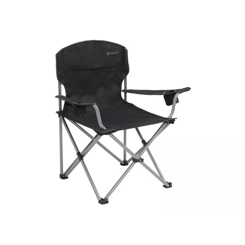 Outwell Catamarca XL Sedia da campeggio pieghevole 150 kg nero/grigio