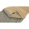 Outwell Commodore Sacco a pelo 225 x 85 cm 9/5/-8 °C con cuscino sfuso, cerniera a L con 2 vie Auto-Lock