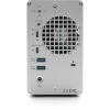 OWC Mercury Elite Pro Dual Case RAID 2 vani con hub USB a 3 porte, USB 3.2 Gen 2 Type-C (Argento)