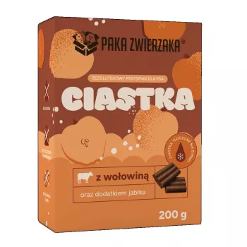Paka Zwierzaka Manzo con mela snack 200g