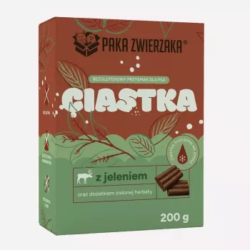 Paka Zwierzaka Deer Green Tea snack 200g