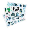 Paladone AstroBot calamite da frigorifero - set magnetico da 34 pezzi, 3 fogli, design robot spaziale