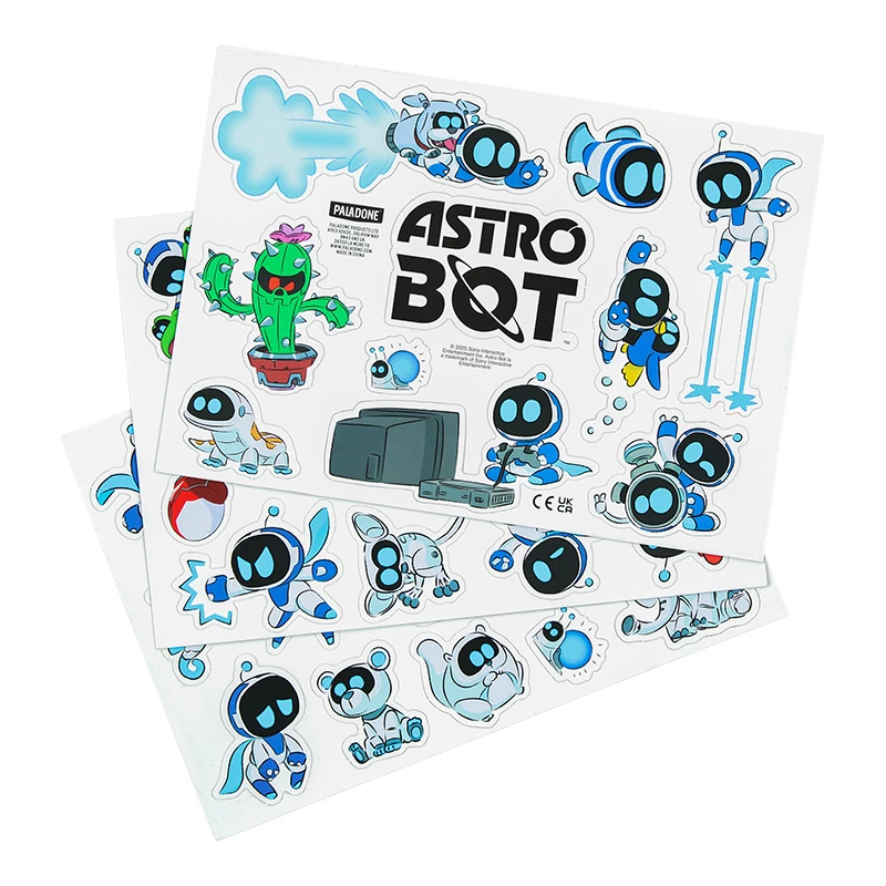 Paladone AstroBot calamite da frigorifero - set magnetico da 34 pezzi, 3 fogli, design robot spaziale