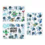 Paladone AstroBot calamite da frigorifero - set magnetico da 34 pezzi, 3 fogli, design robot spaziale