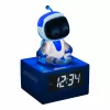 Paladone AstroBot Icon Sveglia - sveglia digitale LCD a forma di robot con funzione snooze, grigio/bianco