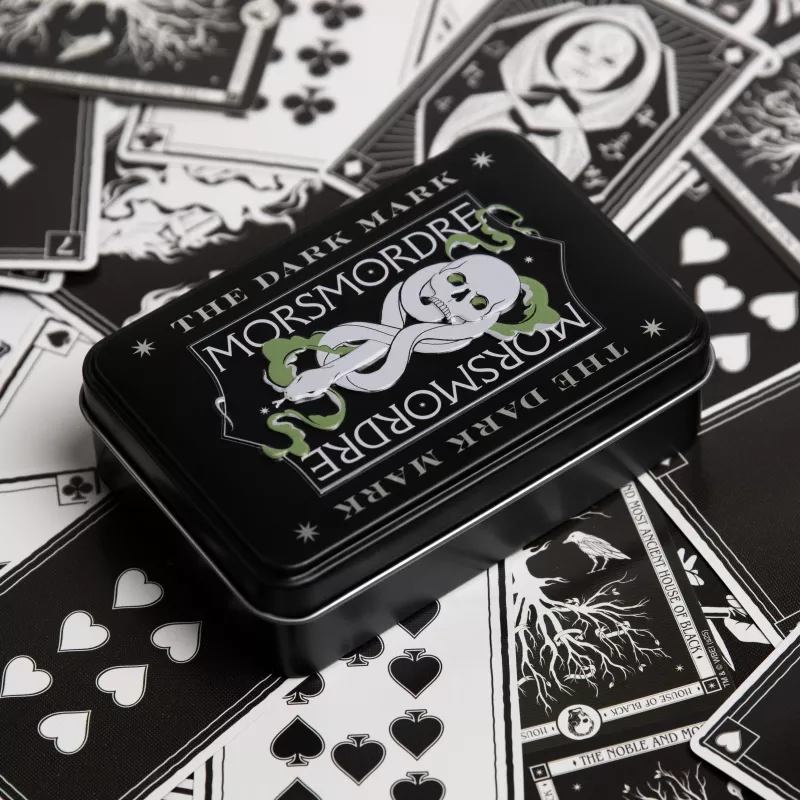 Paladone Harry Potter Dark Arts carte da gioco in scatola metallica