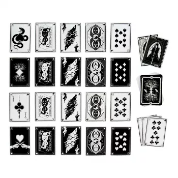 Paladone Harry Potter Dark Arts carte da gioco in scatola metallica