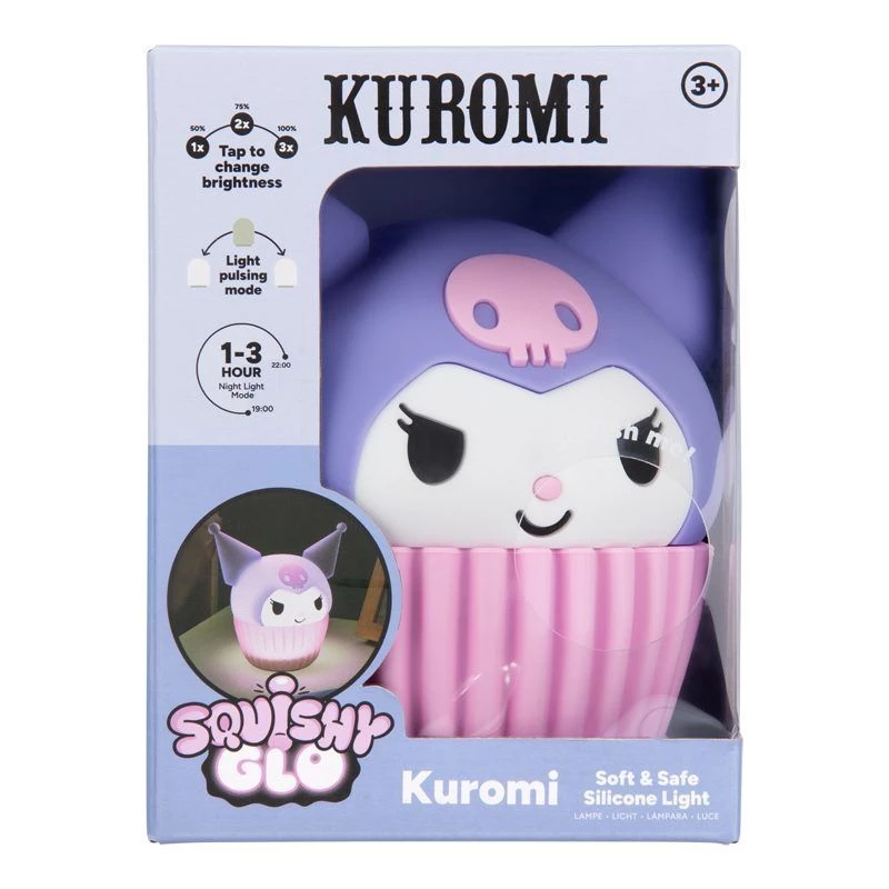 Paladone Kuromi SquishyGlo luce in silicone ricaricabile