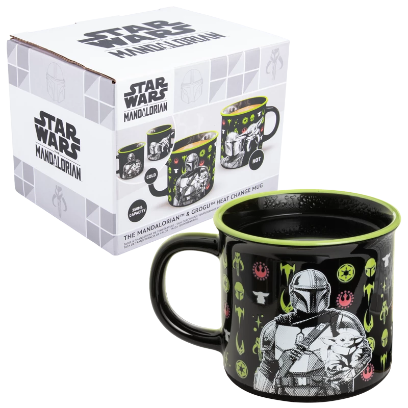 Paladone Mandalorian and Grogu Tazza a cambiamento di calore