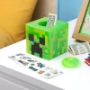 Paladone Minecraft Creeper Maze Safe V2 – Salvadanaio puzzle elettronico con effetti sonori Creeper
