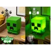 Paladone Minecraft Creeper SquishyGlo Luce in silicone ricaricabile – luce notturna LED verde dimmerabile con 3 livelli di luminosità e ricarica Micro-USB