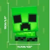 Paladone Minecraft Creeper SquishyGlo Luce in silicone ricaricabile – luce notturna LED verde dimmerabile con 3 livelli di luminosità e ricarica Micro-USB