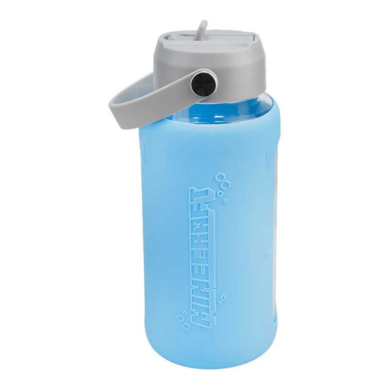 Paladone Minecraft Borraccia in vetro 450 ml design Creeper