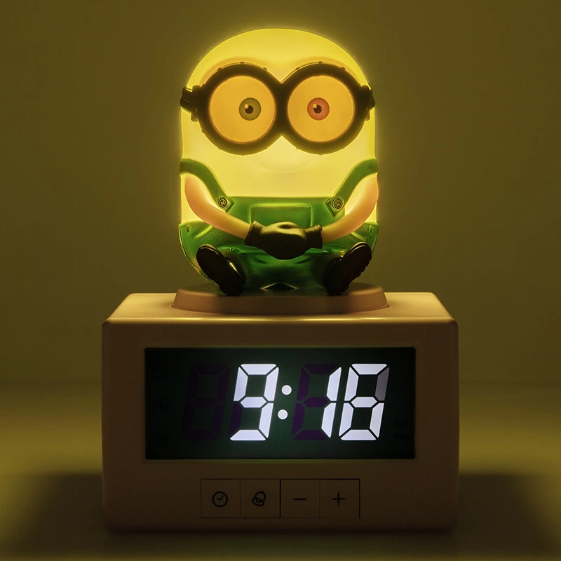 Paladone Minions Icon Sveglia - LED digitale, alimentazione USB, snooze