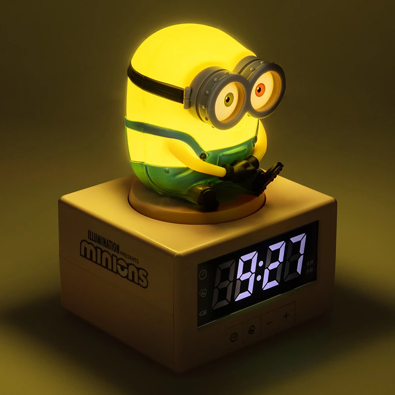 Paladone Minions Icon Sveglia - LED digitale, alimentazione USB, snooze
