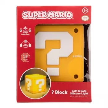 Paladone Question Block SquishyGlo luce ricaricabile