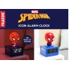 Paladone Spider-Man Icon sveglia - LED digitale, rosso/nero