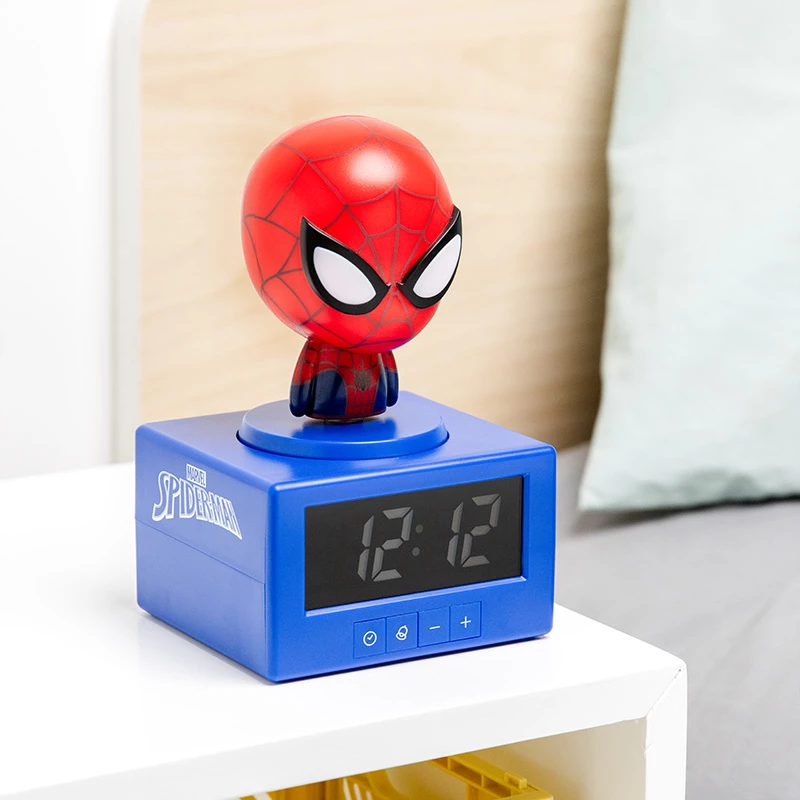 Paladone Spider-Man Icon sveglia - LED digitale, rosso/nero