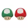 Paladone Super Mario Set saliera e pepiera Fungo (Super Fungo rosso e Fungo 1-Up verde)