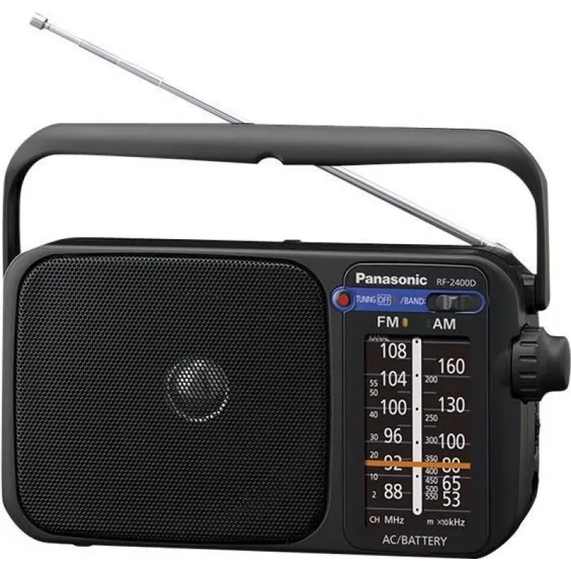Panasonic RF-2400DEG-K radio analogica portatile AM/FM - nero