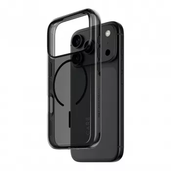 PanzerGlass CARE custodia Smokey con MagSafe nero per iPhone 17 Pro