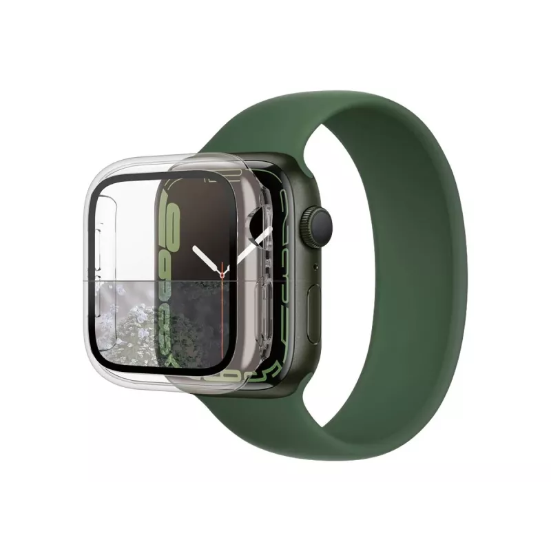 PanzerGlass Full Body Protector per Apple Watch Series 7/8/9 41mm – trasparente vetro temperato 9H