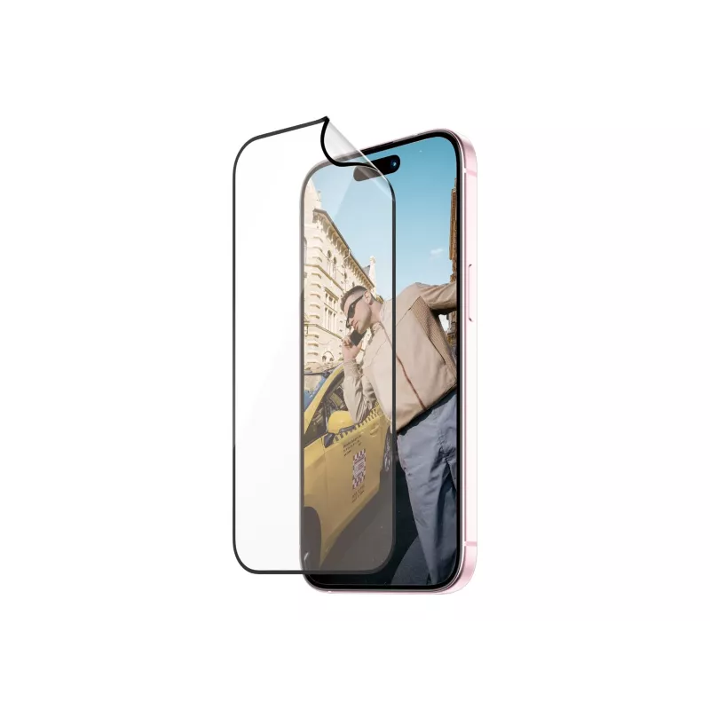 PanzerGlass MATRIX Protezione display con D3O per iPhone 15 | Ultra-Wide Fit con AlignerKit