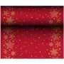 Papstar 88171 rotolo di runner da tavolo in cellulosa rosso, 400 mm x 24 m, monouso, biodegradabile