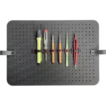 Piastra forata inserto PARAT CLASSIC per organizzazione flessibile degli utensili, nera, 460 x 310 x 5 mm 497000171
