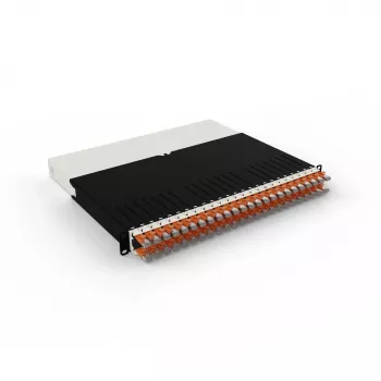 PATCHBOX 8RU STP CAT6A patch panel schermato 8 porte (arancione)