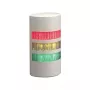 PATLITE WEP-302FB-RYG colonna luminosa LED, 3 livelli rosso/giallo/verde, cicalino, montaggio a parete, 24V DC, IP65, bianco